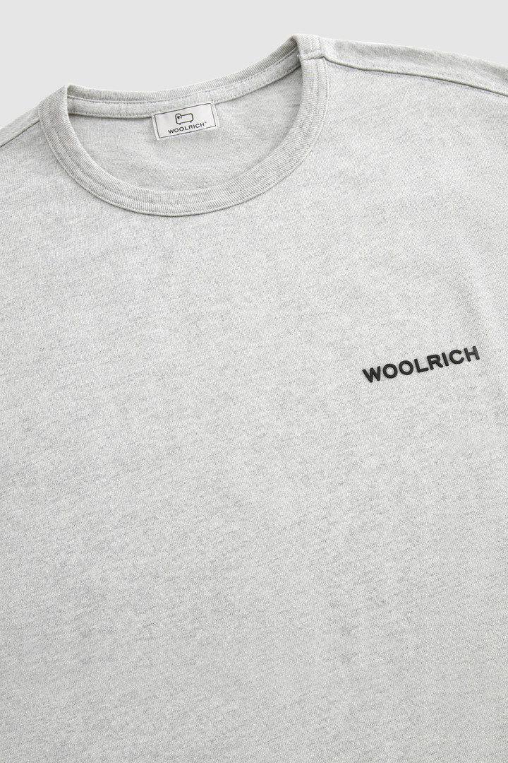 T-Shirt mit Aufdruck auf der Rückseite Grau photo 5 | Woolrich