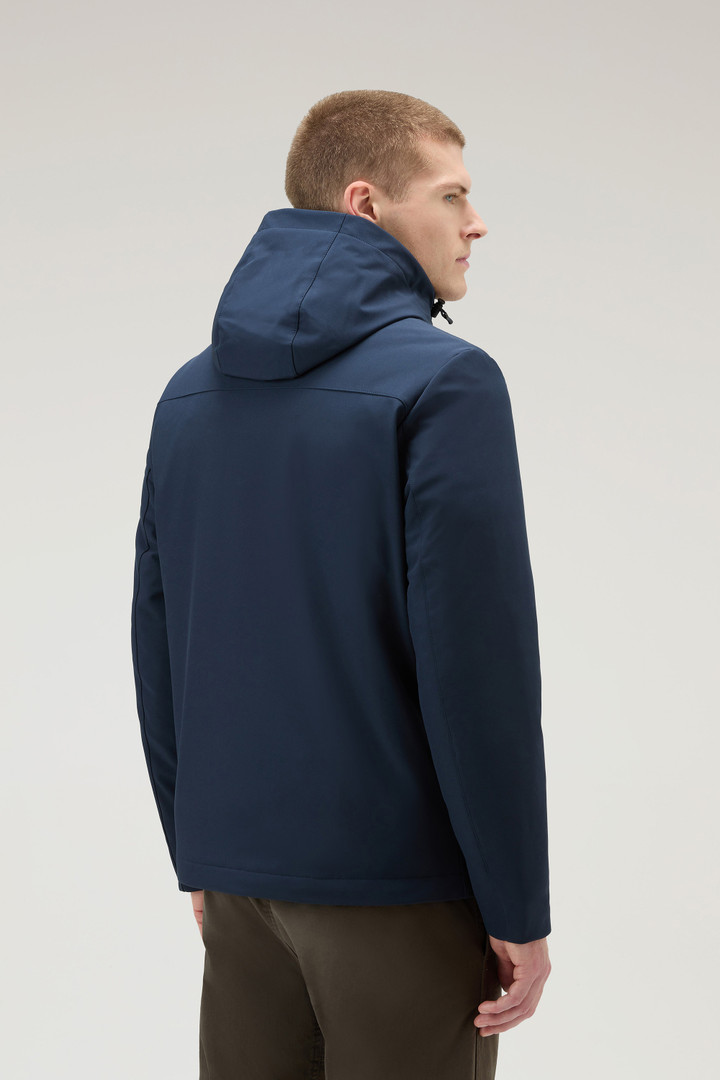 Giacca Pacific in Tech Softshell Blu photo 3 | Woolrich