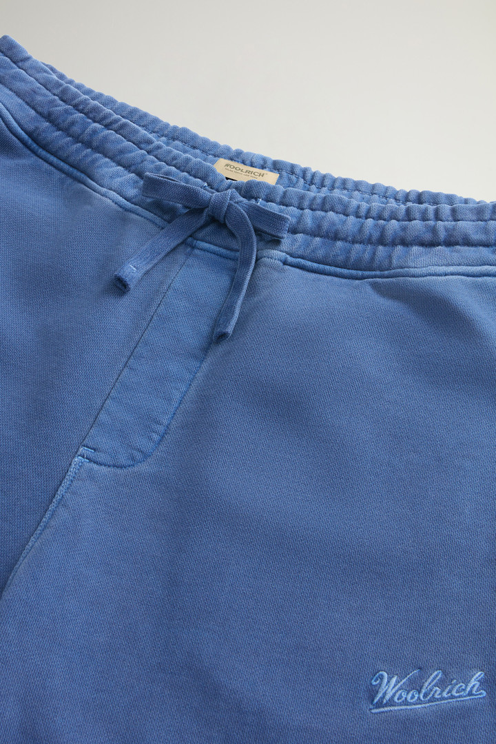 Stückgefärbte Hose aus reiner gebürsteter Baumwolle Blau photo 5 | Woolrich