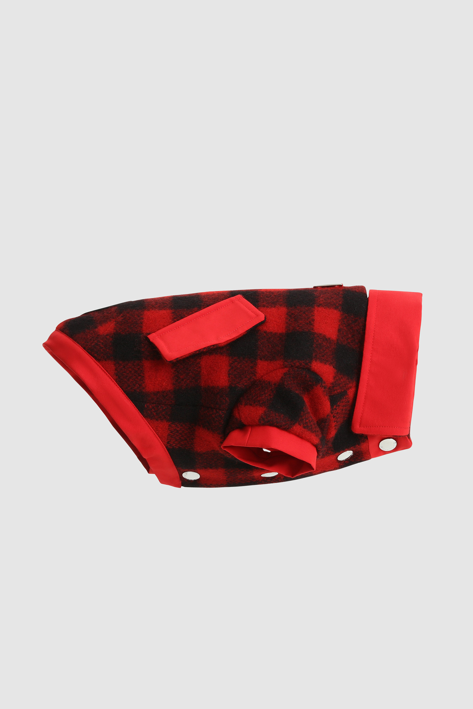 Temellini / Woolrich Small Dog Buffalo Check Overshirt Red photo 2 | Woolrich