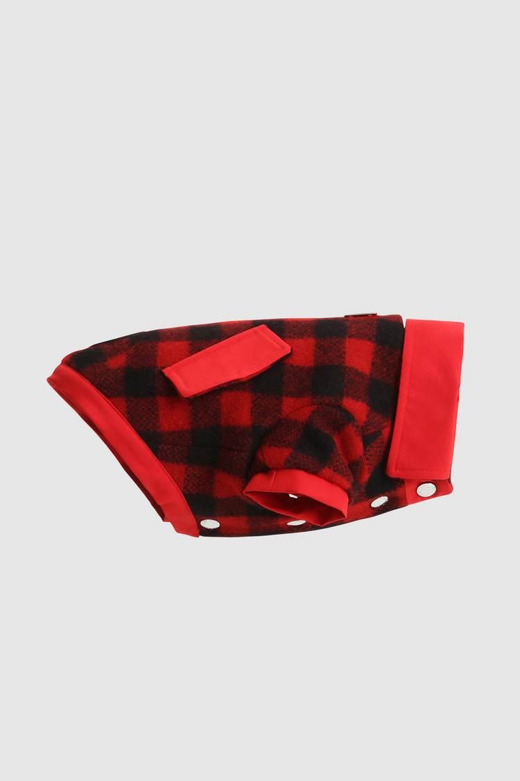 Temellini / Woolrich overhemd Buffalo Check kleine hond