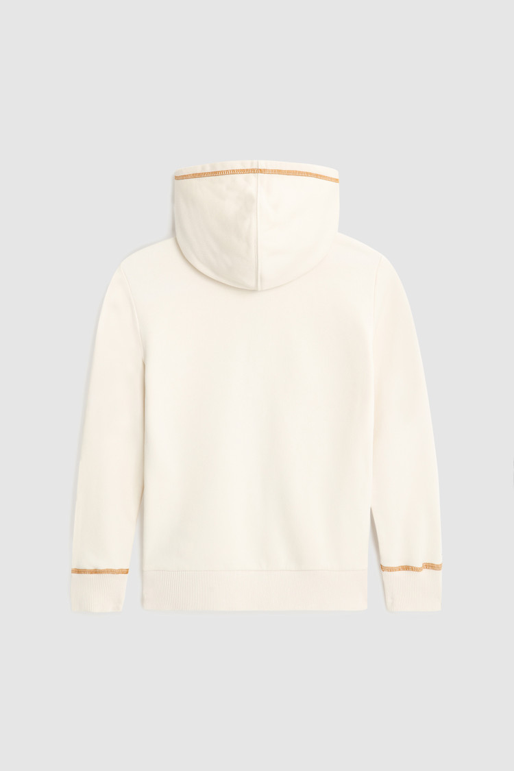Boy's full-zip Hoodie with embroidered vintage logo