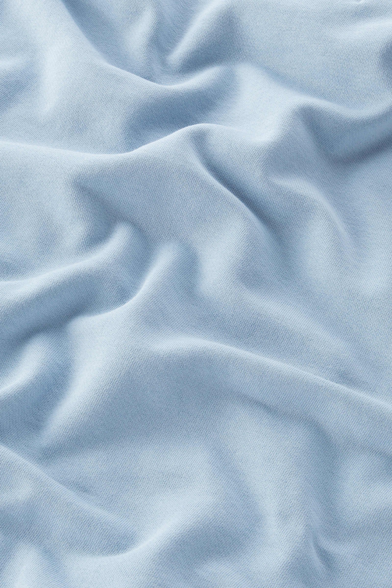 Felpa con cappuccio in puro cotone con logo ricamato blu photo 8 | Woolrich
