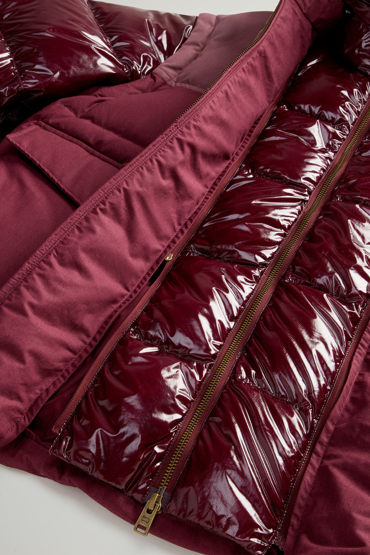 Hybrid Down Jacket with Removable Sleeves and Hood Red photo 5 | Woolrich