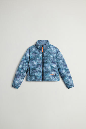 Daunenjacke aus Nylon für Mädchen Blau | Woolrich