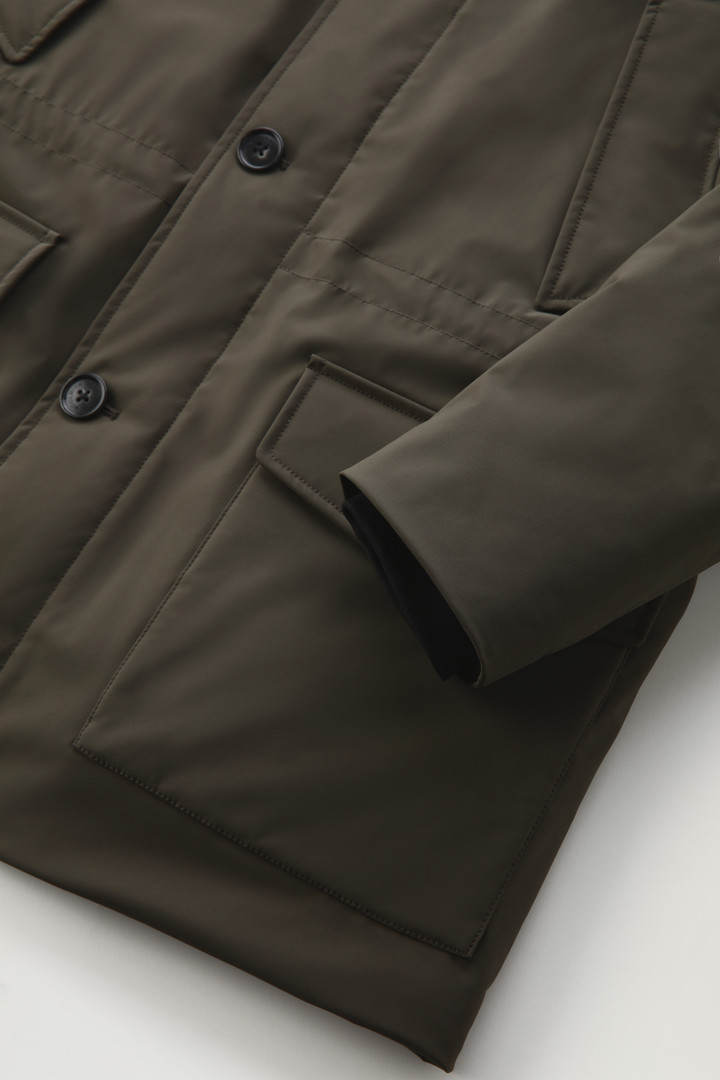 Arctic Parka in Stretch Nylon Green photo 4 | Woolrich