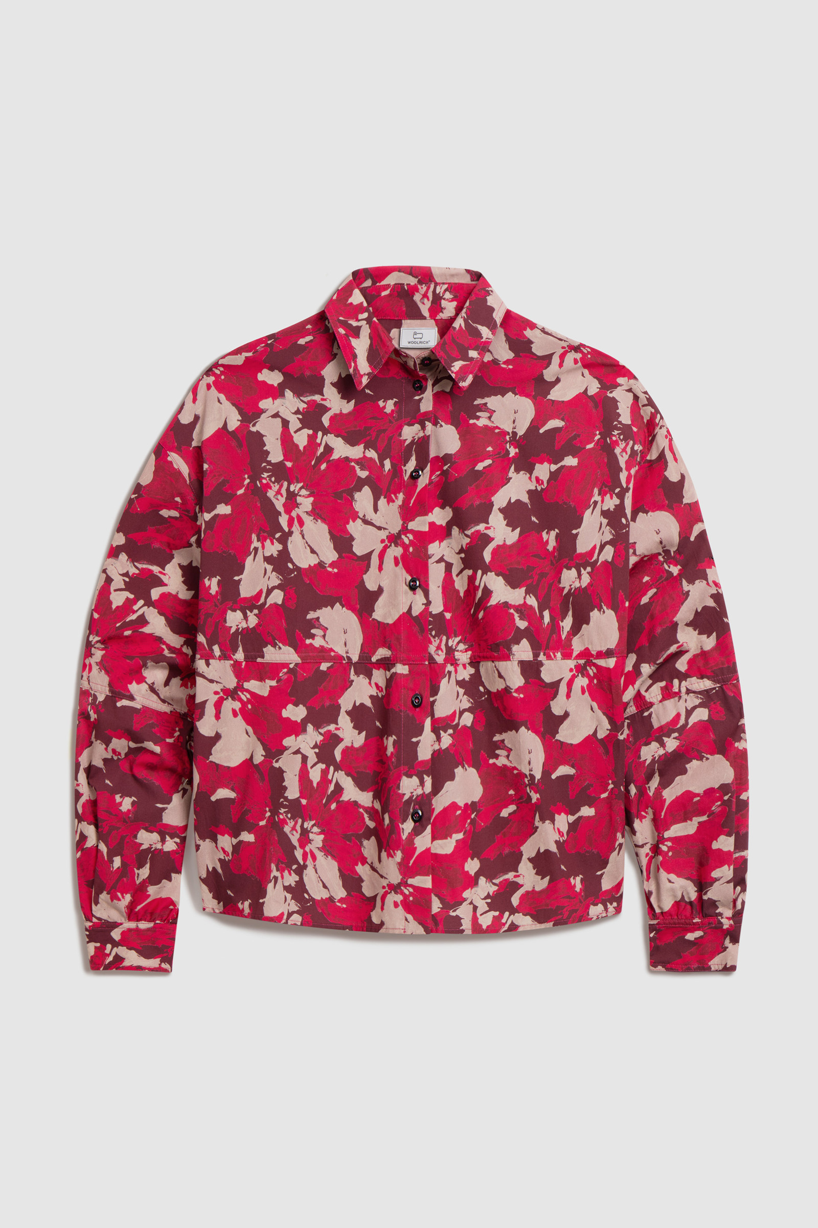 Wilderness Shirt in Cotton Poplin Red photo 4 | Woolrich