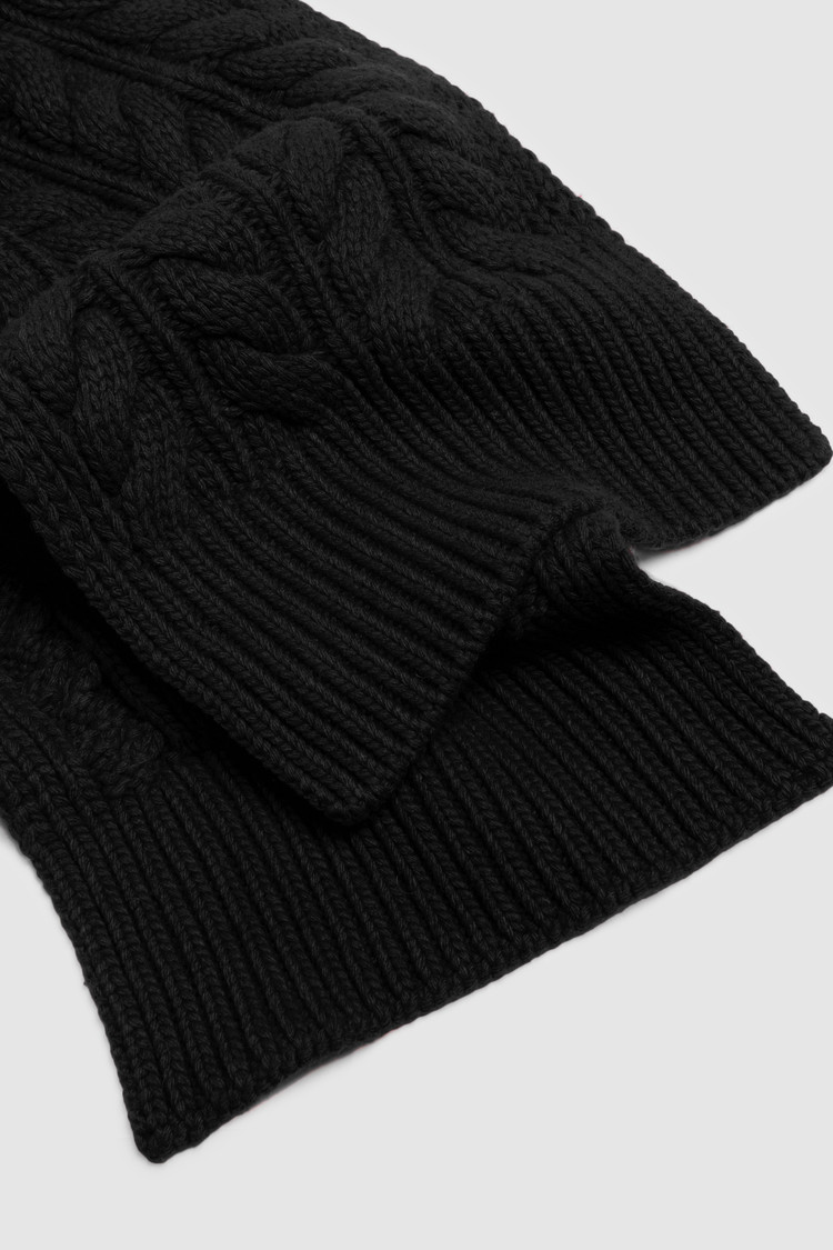 Wool-blend scarf