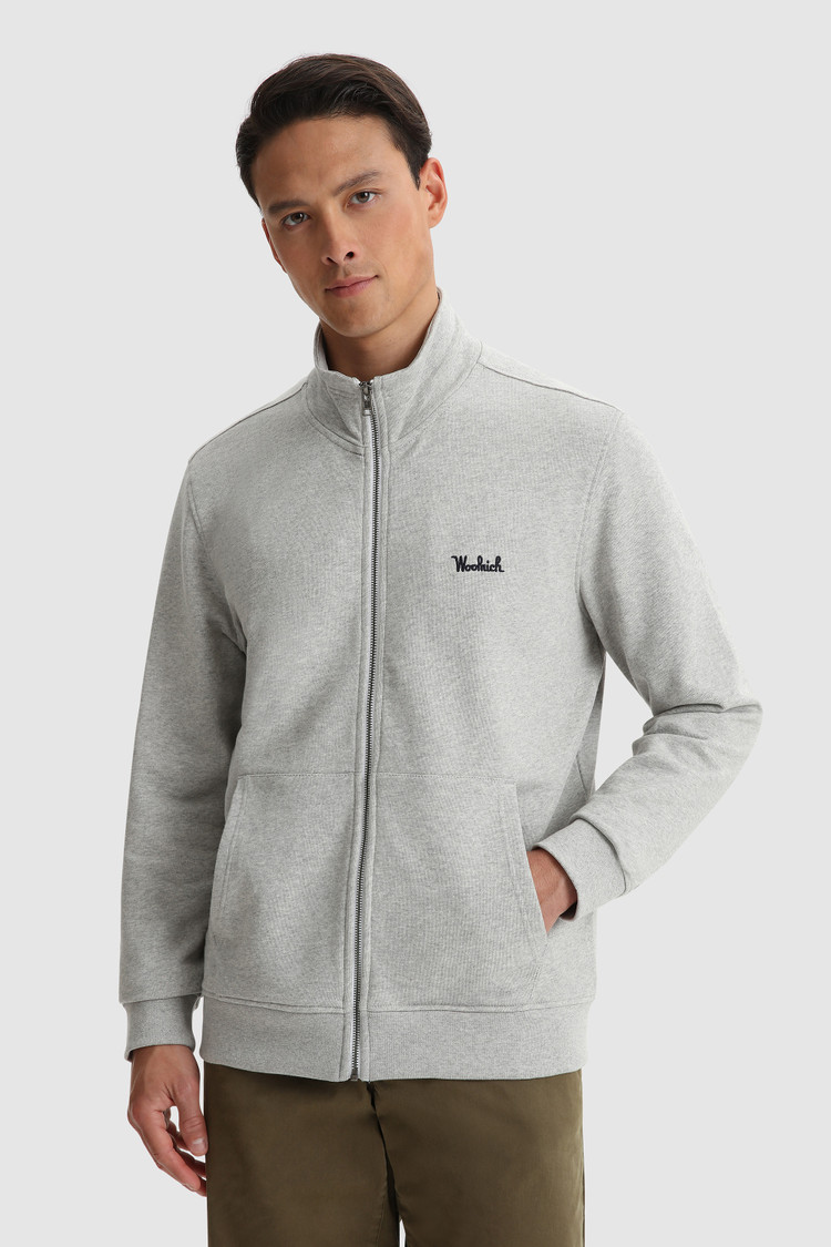 Essential Track sweater with embroidered logo