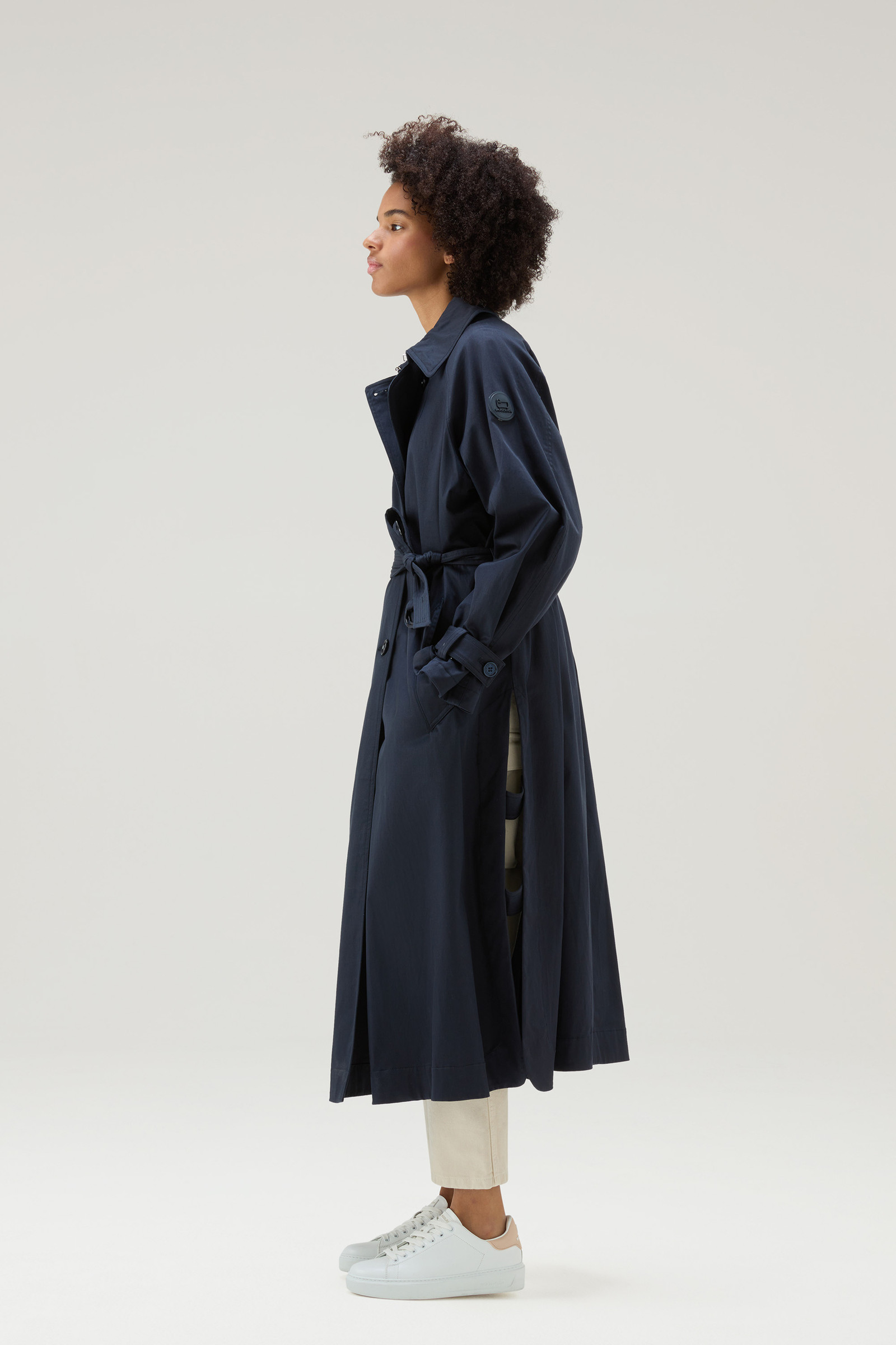 Trenchcoat Lakeside aus Baumwolle blau photo 2 | Woolrich
