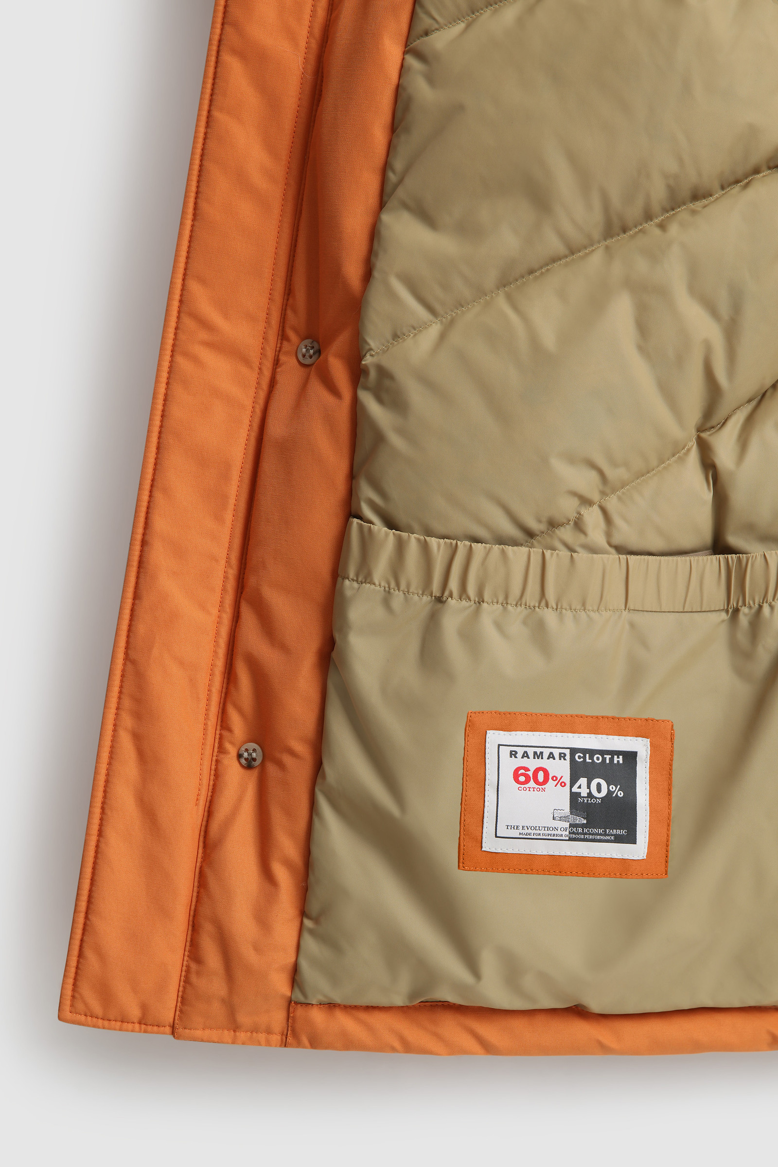 Arctic Anorak with removable fur Orange photo 11 | Woolrich
