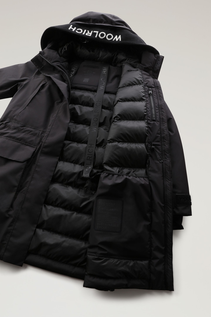 Harveys Waterproof Parka in Pertex Revolve Black photo 7 | Woolrich