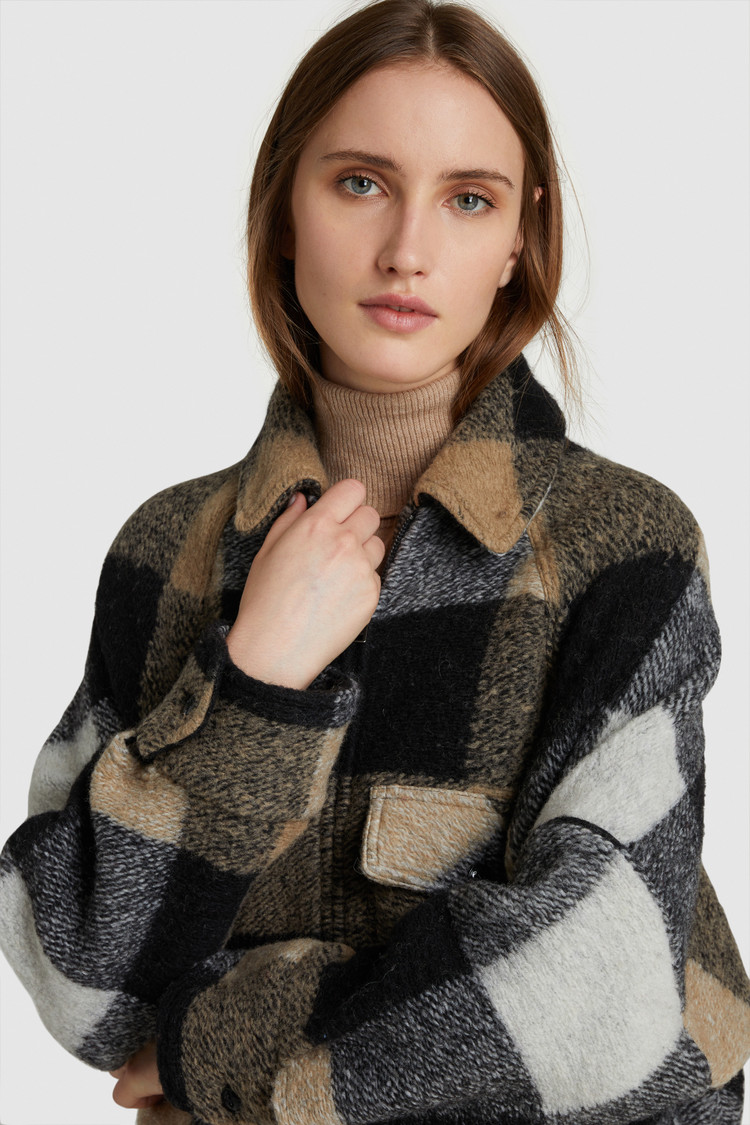 Giacca a camicia Timber in lana
