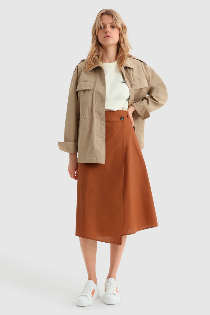 Overshirt aus Stretch-Baumwolle Beige photo 2 | Woolrich