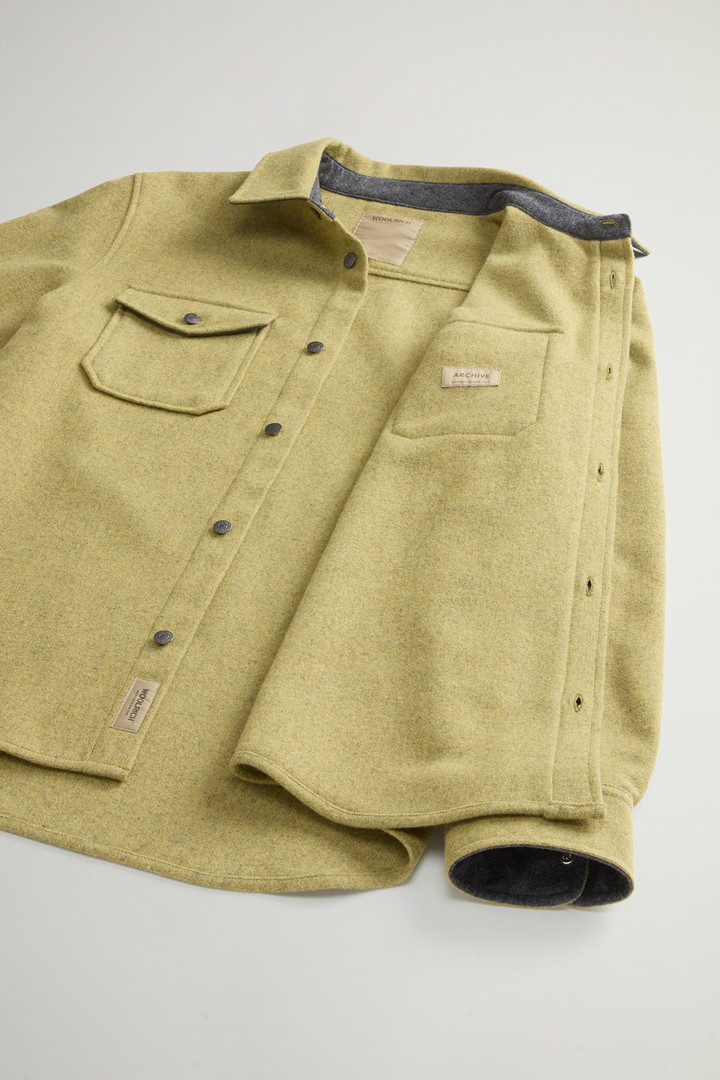 Alaskan Overshirt in Wool Blend Khaki photo 9 | Woolrich