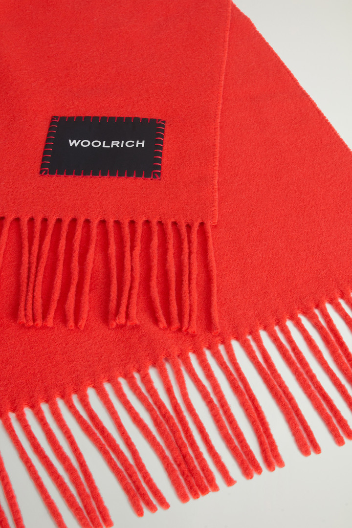 Pure Virgin Wool Scarf Orange photo 3 | Woolrich