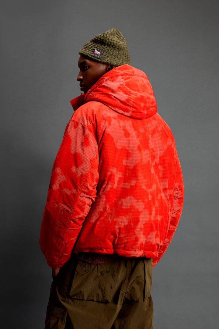 Olmetex Ripstop Nylon Jacket with Camouflage Motif by Todd Snyder Orange photo 3 | Woolrich
