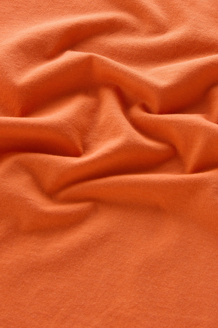 LOGO CREWNECK T-SHIRT Oranje photo 4 | Woolrich