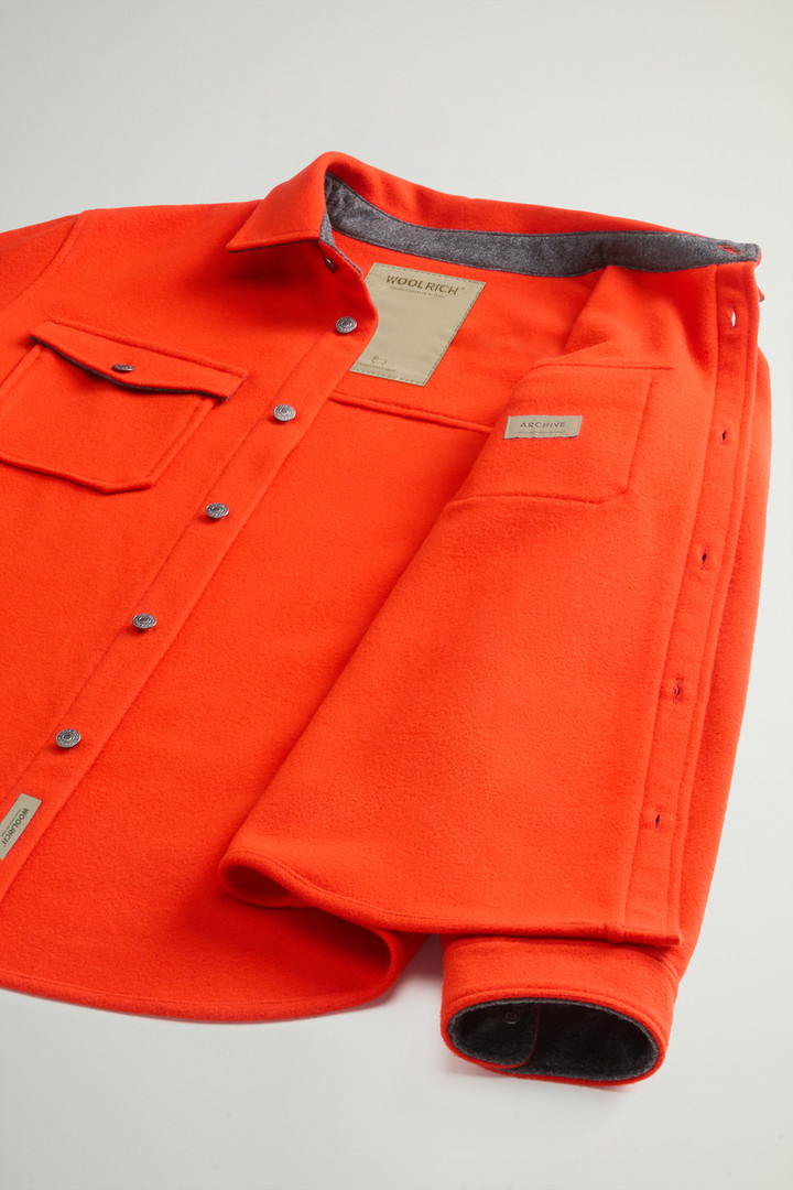 Surchemise Alaskan en laine mélangée Orange photo 9 | Woolrich