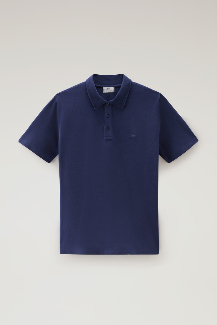 ICE COTTON POLO Blue photo 5 | Woolrich