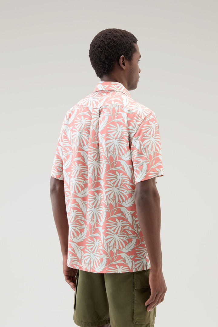 Overhemd met tropische opdruk Roze photo 3 | Woolrich