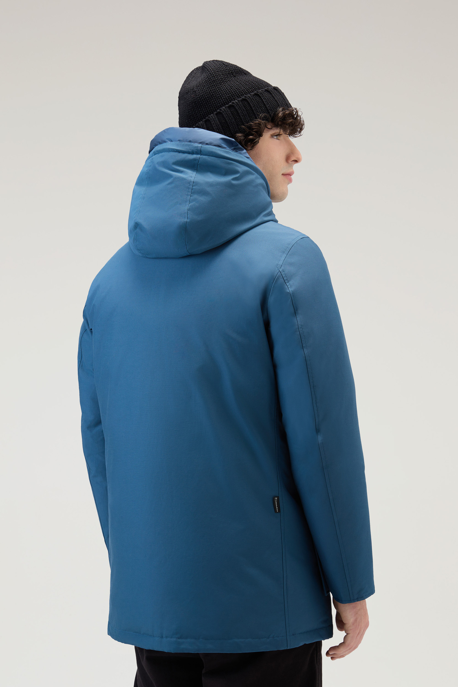 Men's Arctic Parka in Ramar Cloth Blue | Woolrich UK