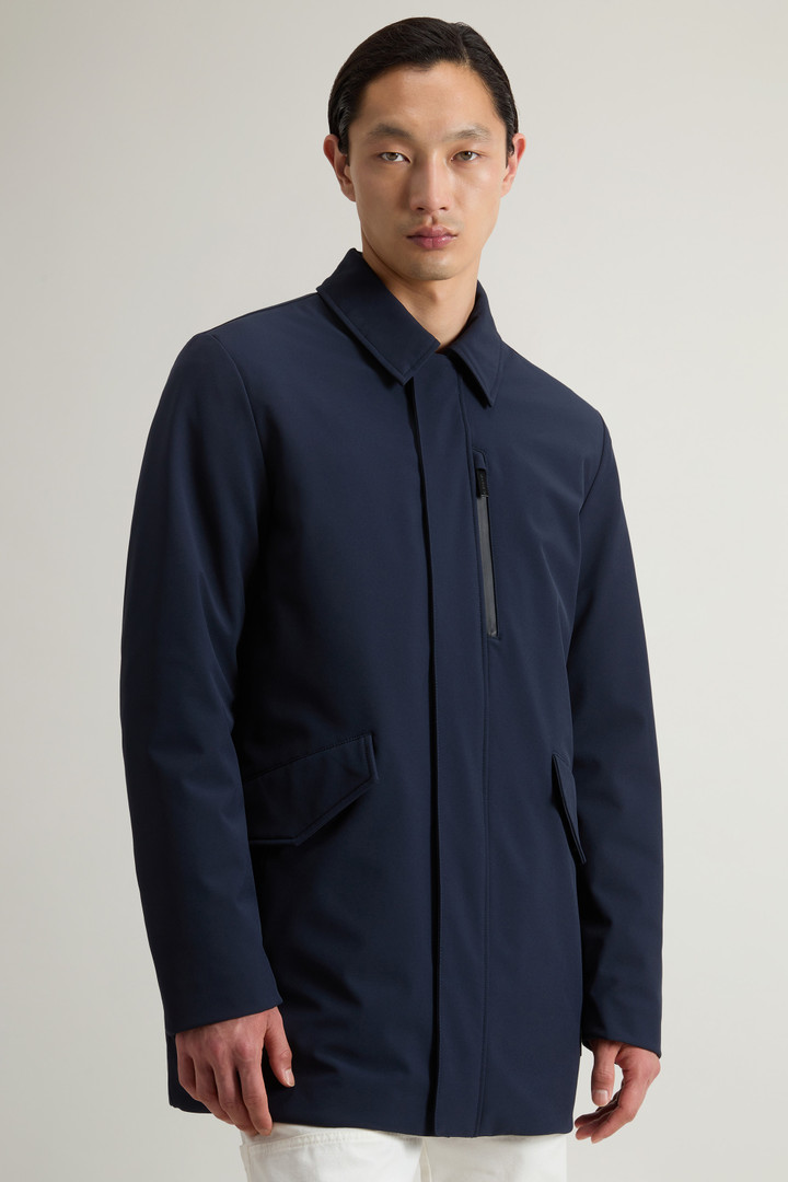 Barrow Mac Mantel aus Tech Softshell Blau photo 5 | Woolrich