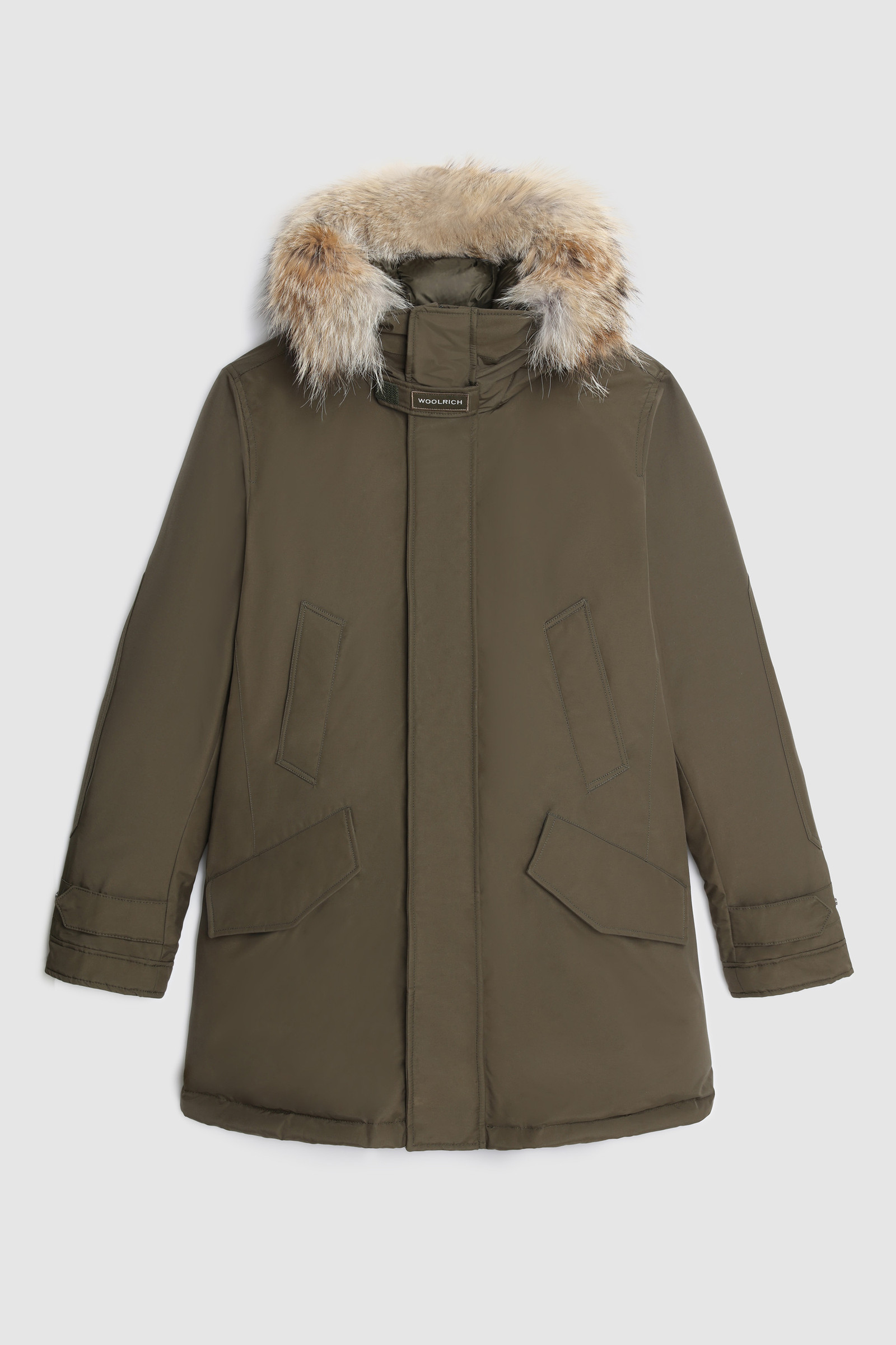 Polar Parka met hoge kraag en afneembare bontkraag Groen photo 7 | Woolrich