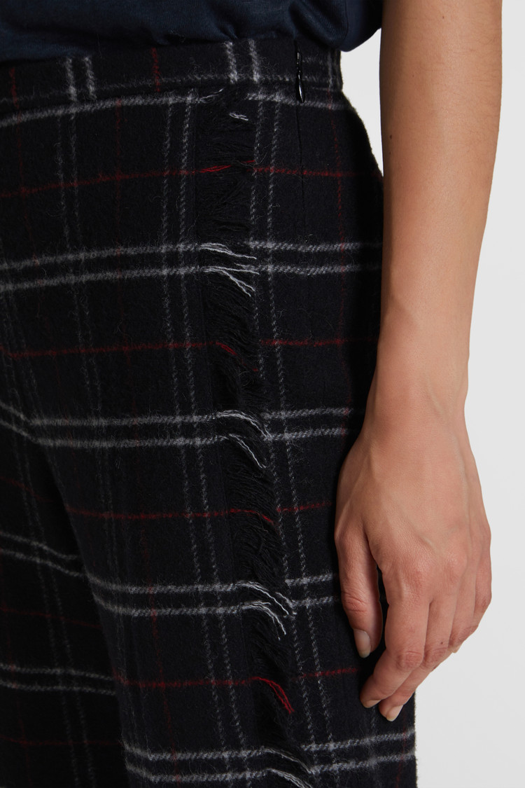 Stretch-wool pants