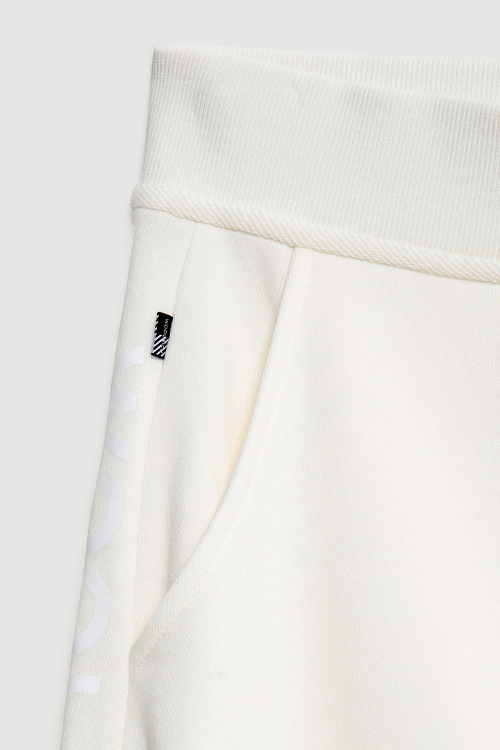 Printed logo fleece pant
