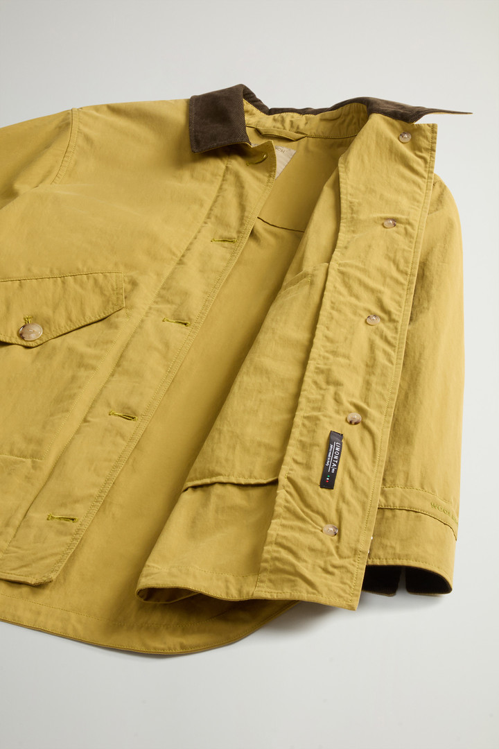 Jacket in Limonta Cotton Blend Green photo 8 | Woolrich