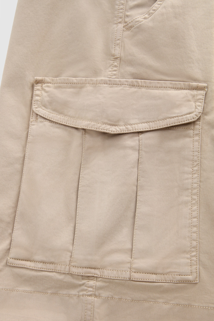 Garment-Dyed Cargo Shorts Beige photo 7 | Woolrich