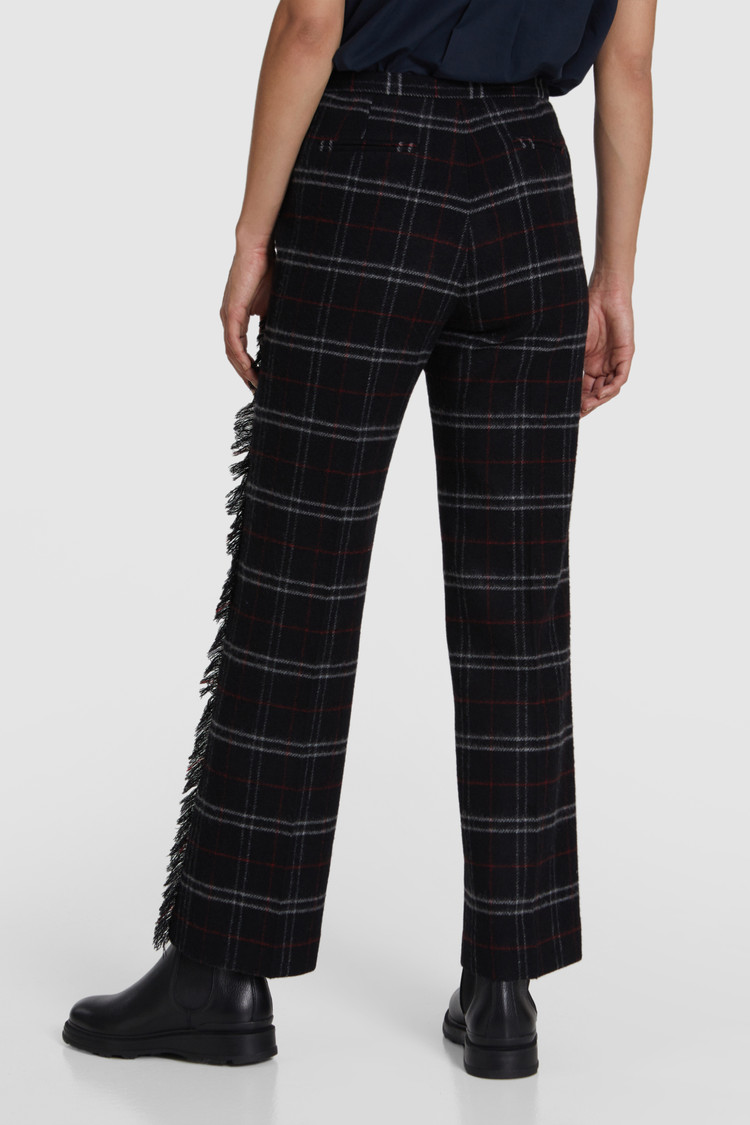 Stretch-wool pants