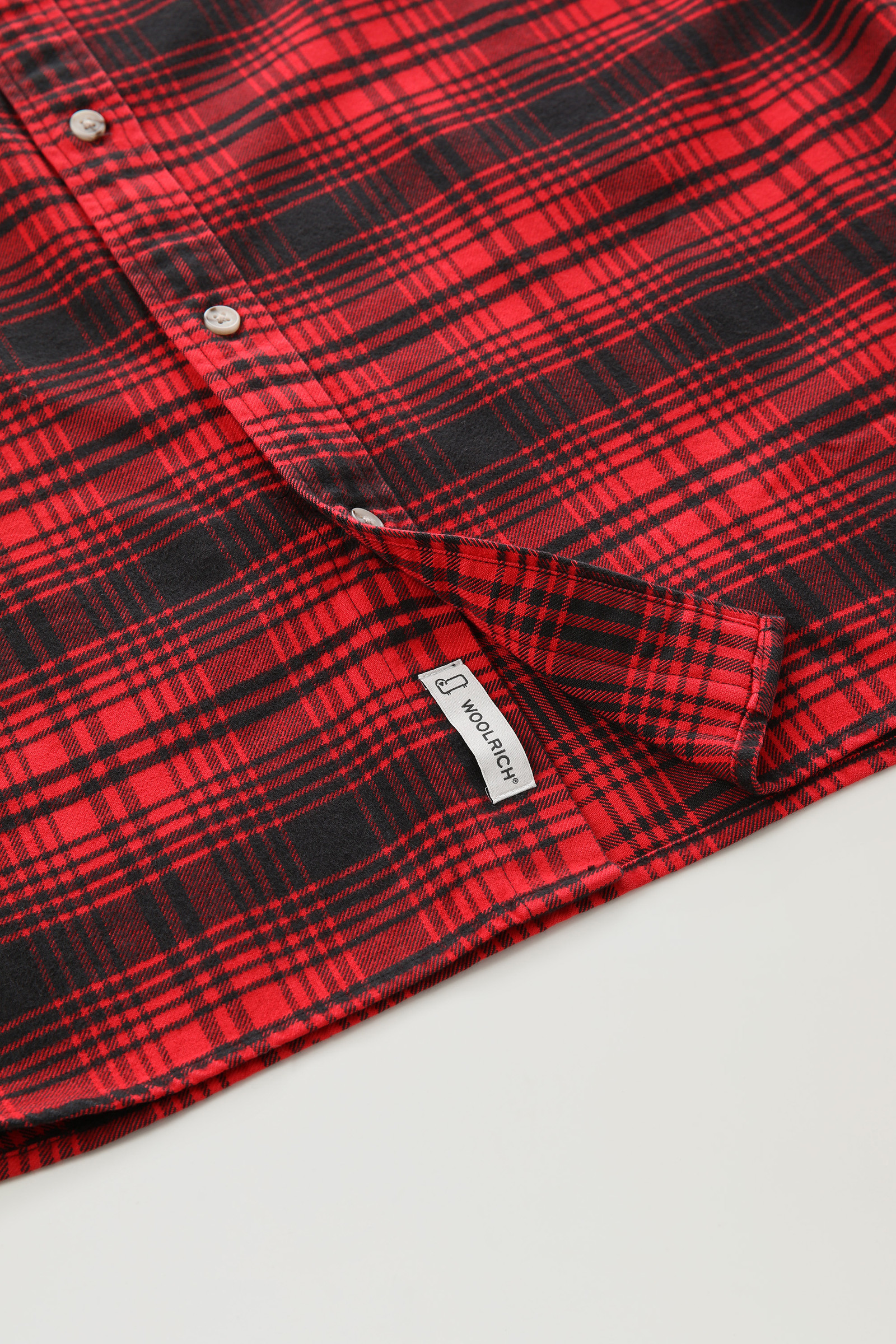 Traditional Flannel Check Shirt Red photo 9 | Woolrich