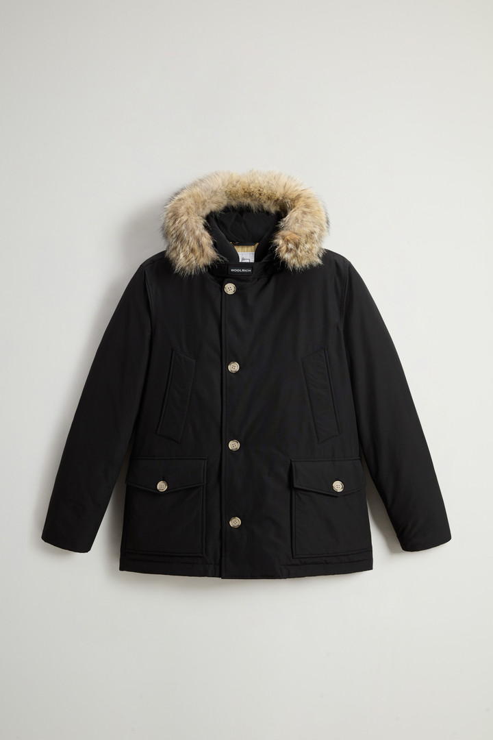 Arctic Anorak in Ramar Cloth with Detachable Fur Black photo 6 | Woolrich