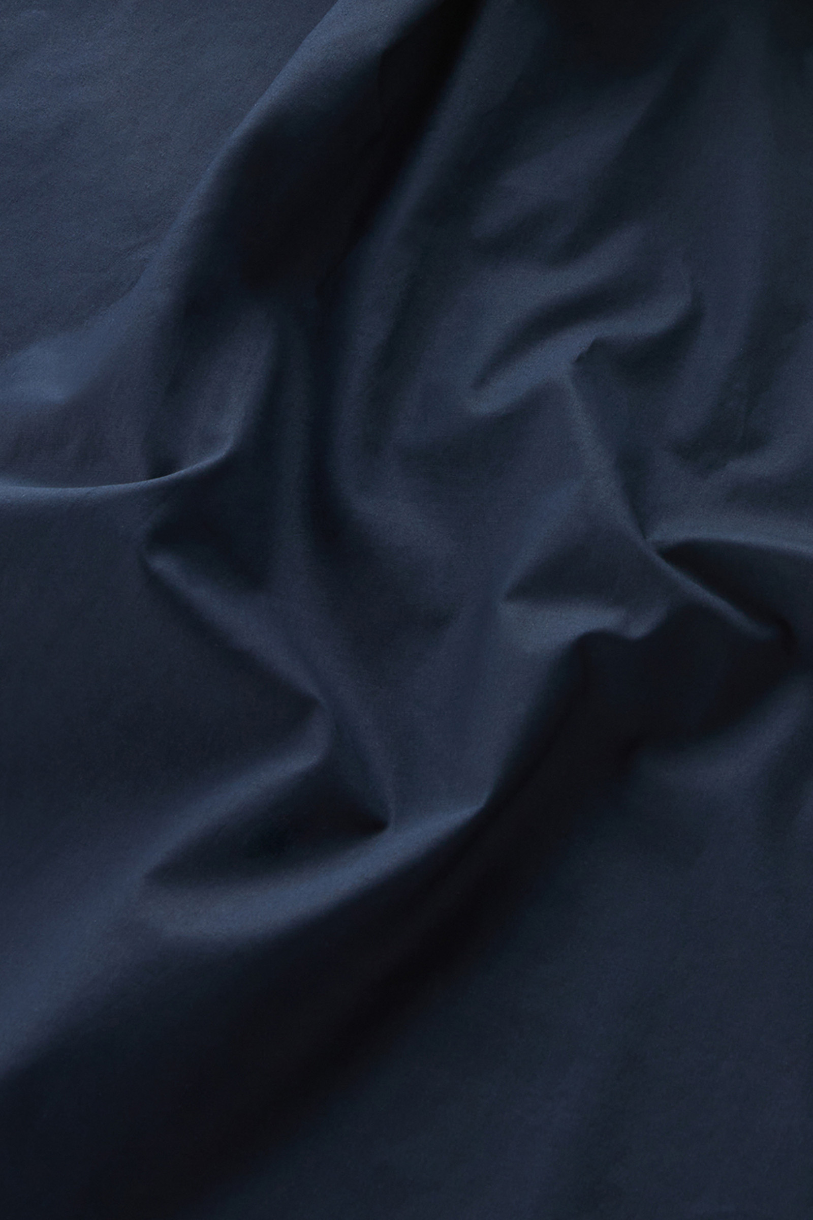 Chemisier à manches courtes en popeline de pur coton bleu photo 7 | Woolrich