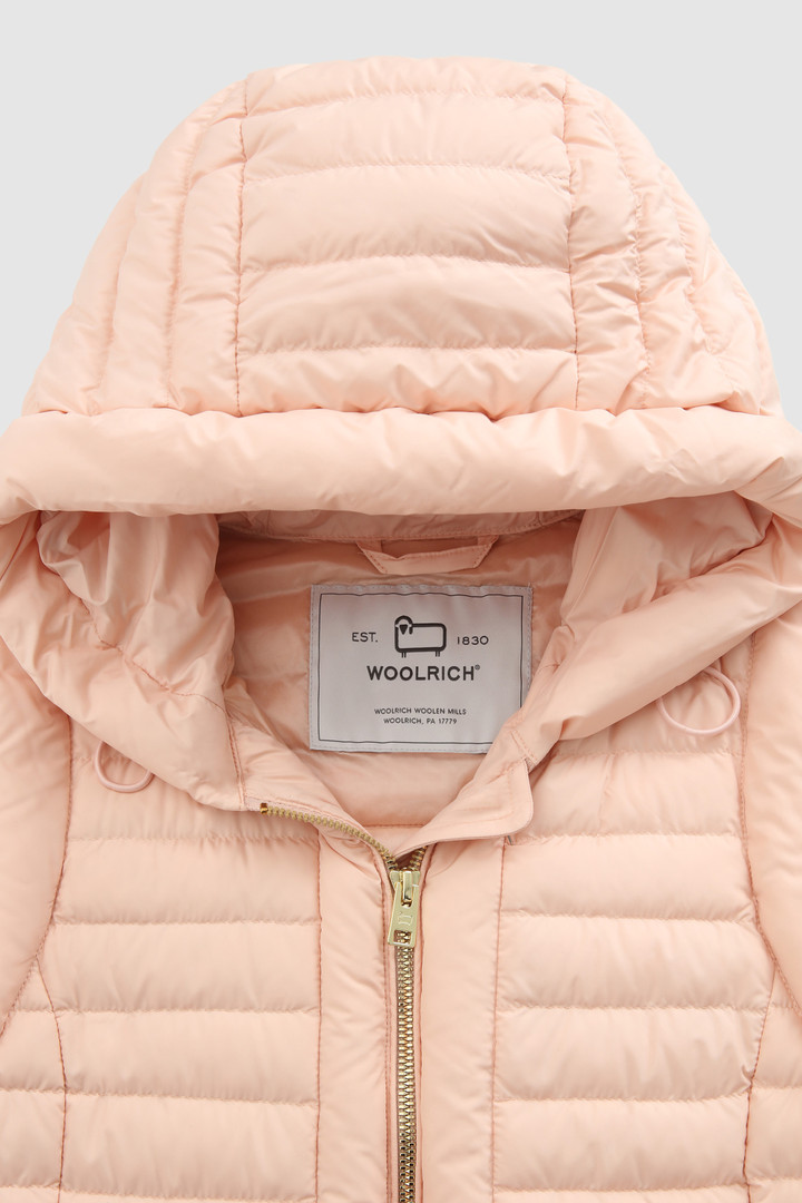 Gilet Hibiscus imbottito con cappuccio rosa photo 5 | Woolrich