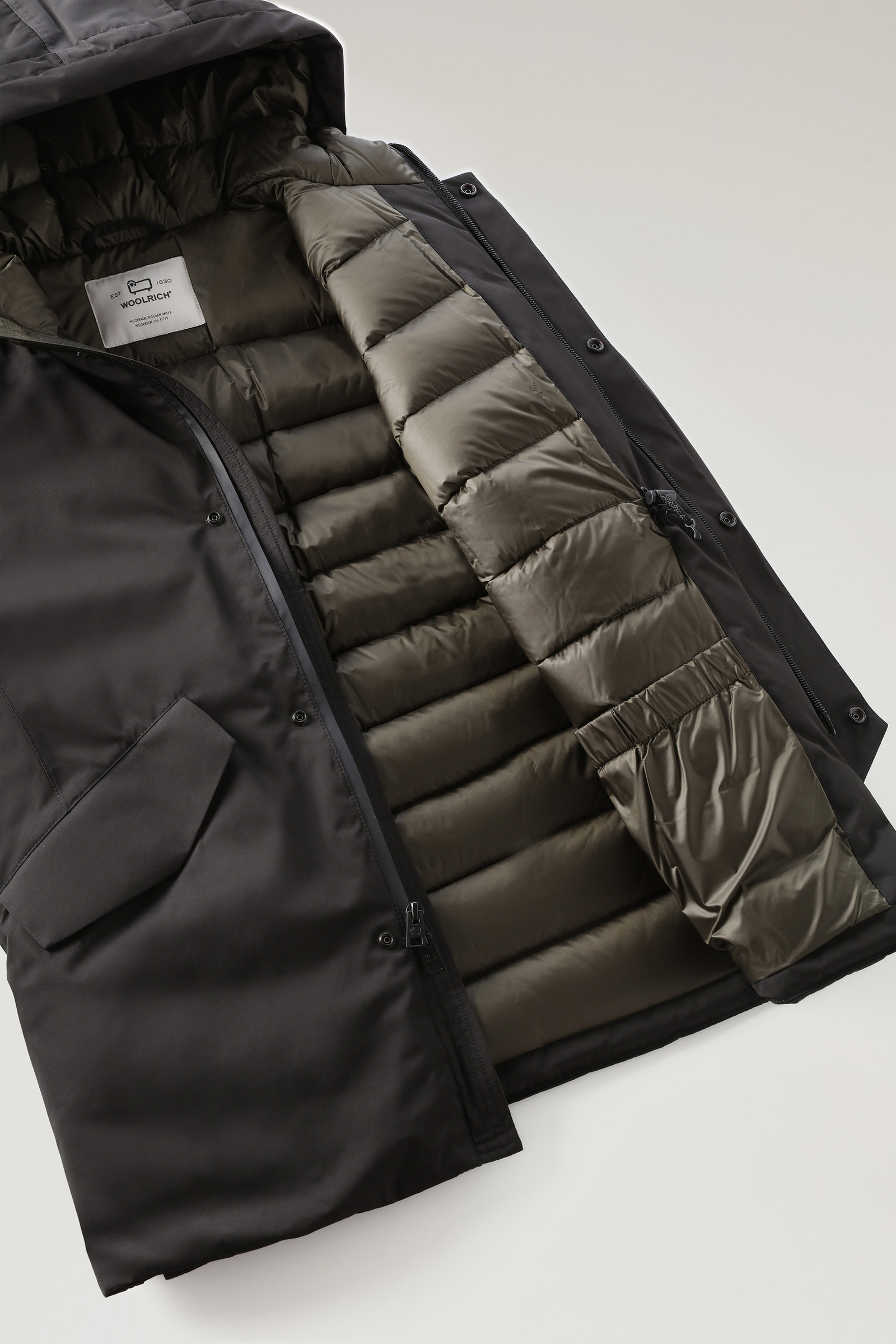Boys' Waterproof Polar Parka Black photo 7 | Woolrich