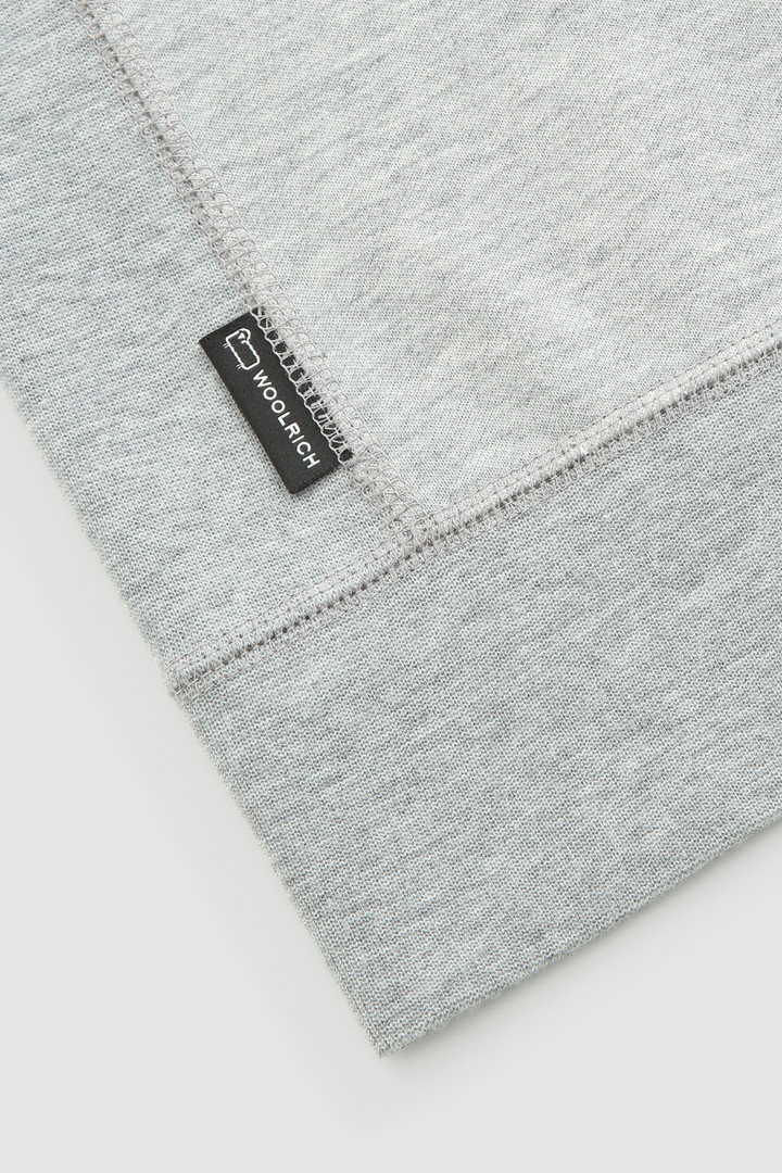 Sweat American à col ras du cou avec logo brodé grey photo 7 | Woolrich