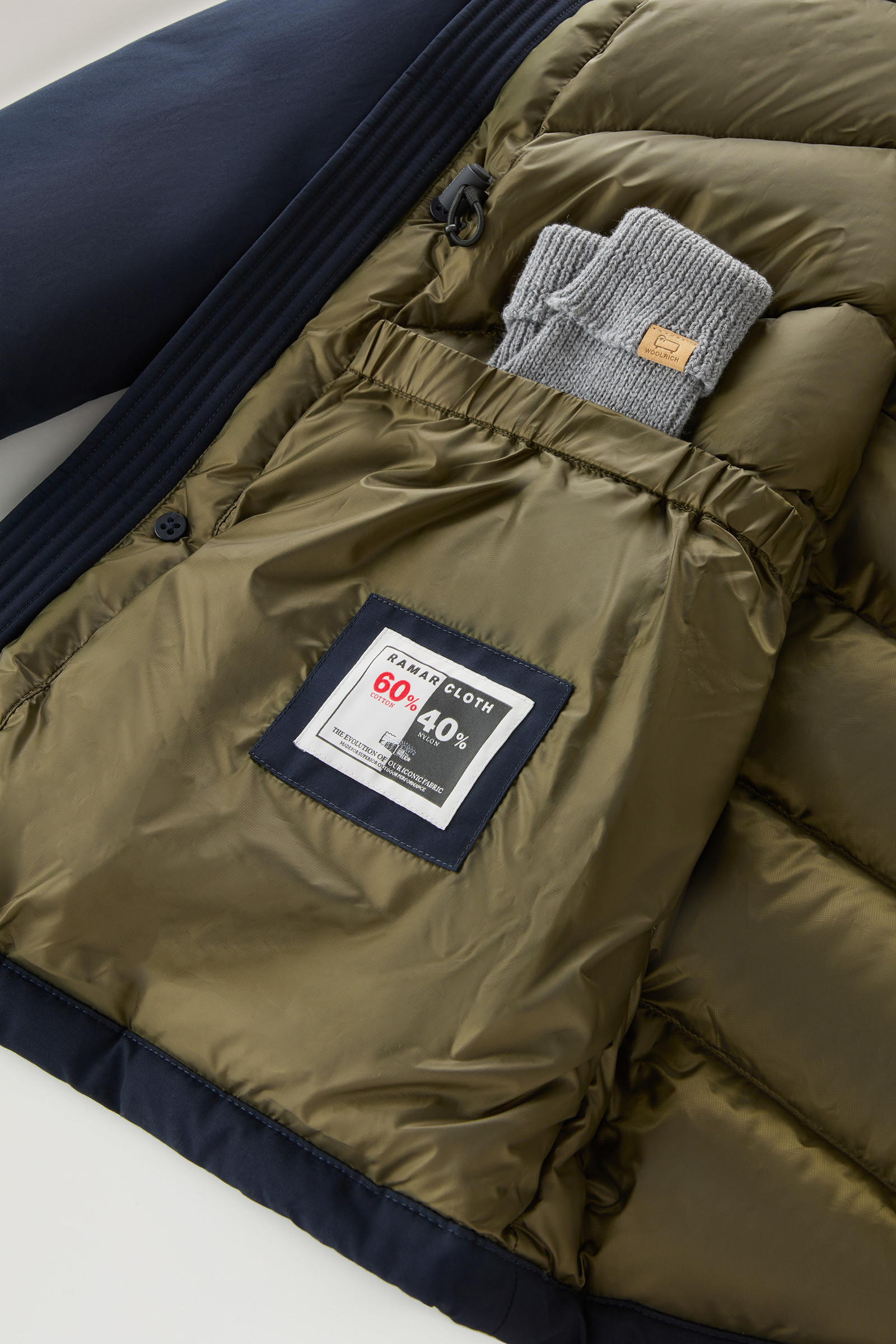 Arctic Parka Evolution aus Ramar Cloth blau photo 12 | Woolrich