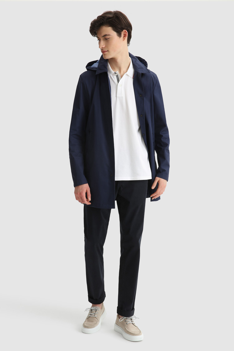 Triple-layer cotton car coat