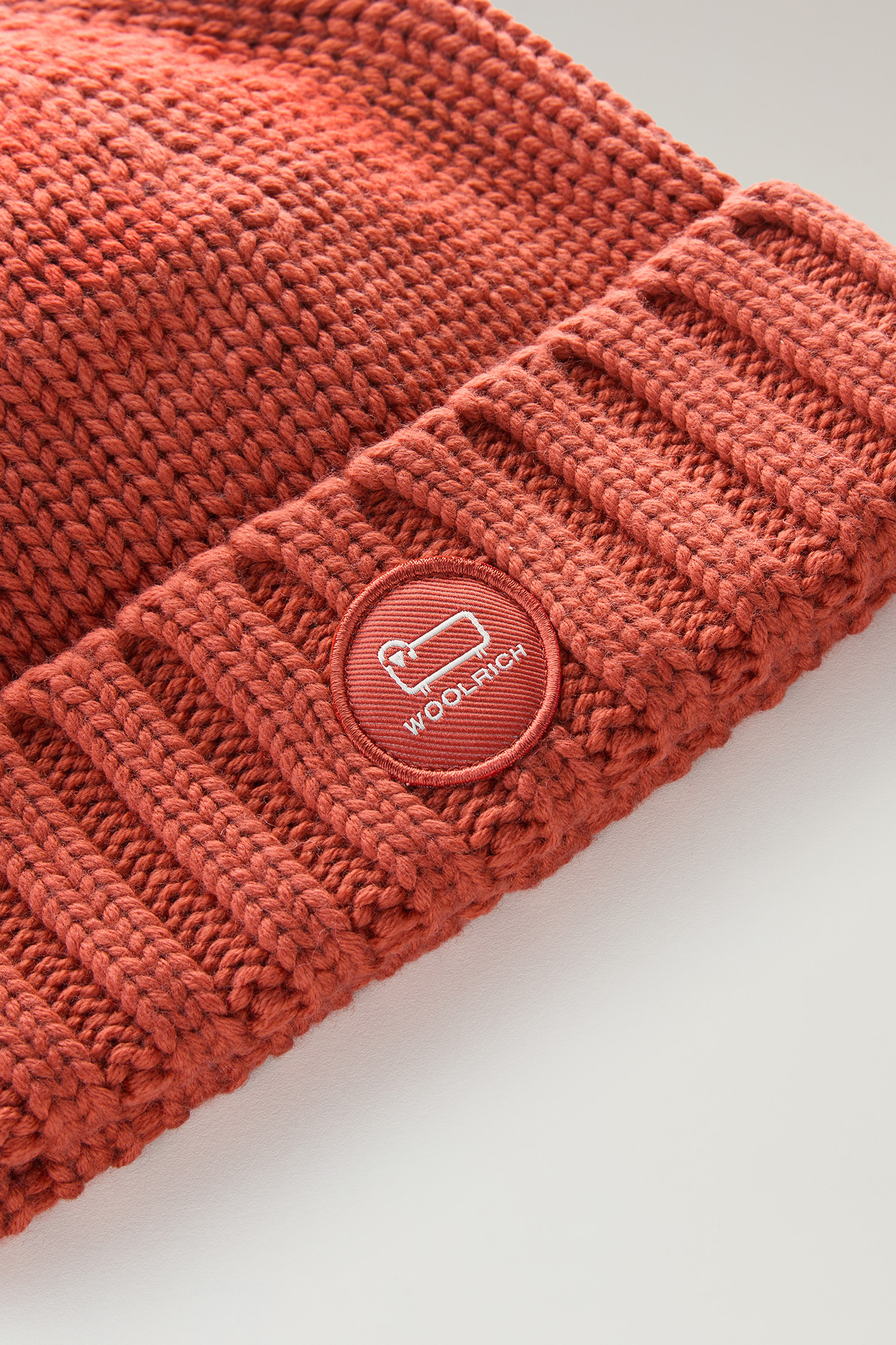 Beanie aus reiner Merino-Schurwolle mit Logo rot photo 3 | Woolrich