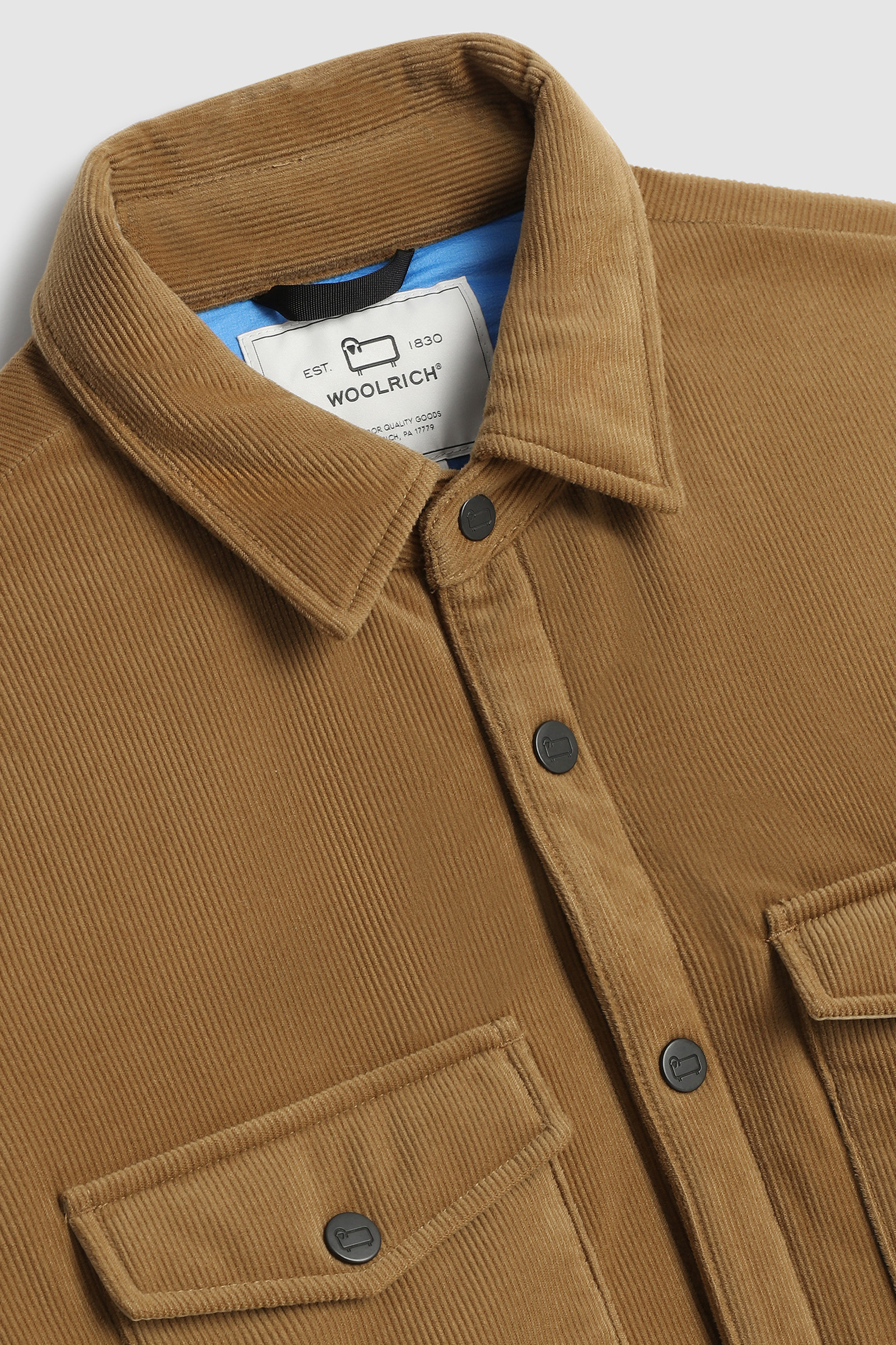 Corduroy insulated GORE-TEX shirt