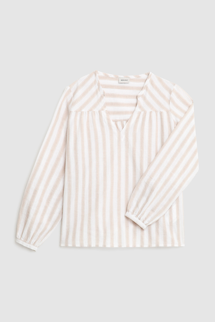 Cotton linen blouse