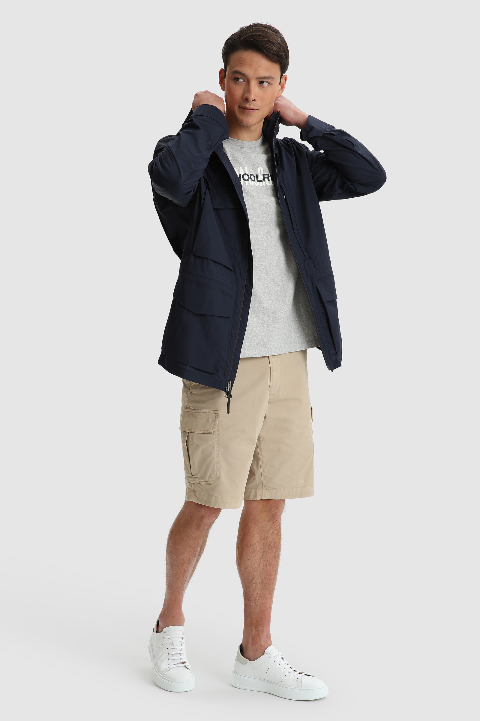 Ultralight Mountain Ripstop Windbreaker Blue photo 2 | Woolrich