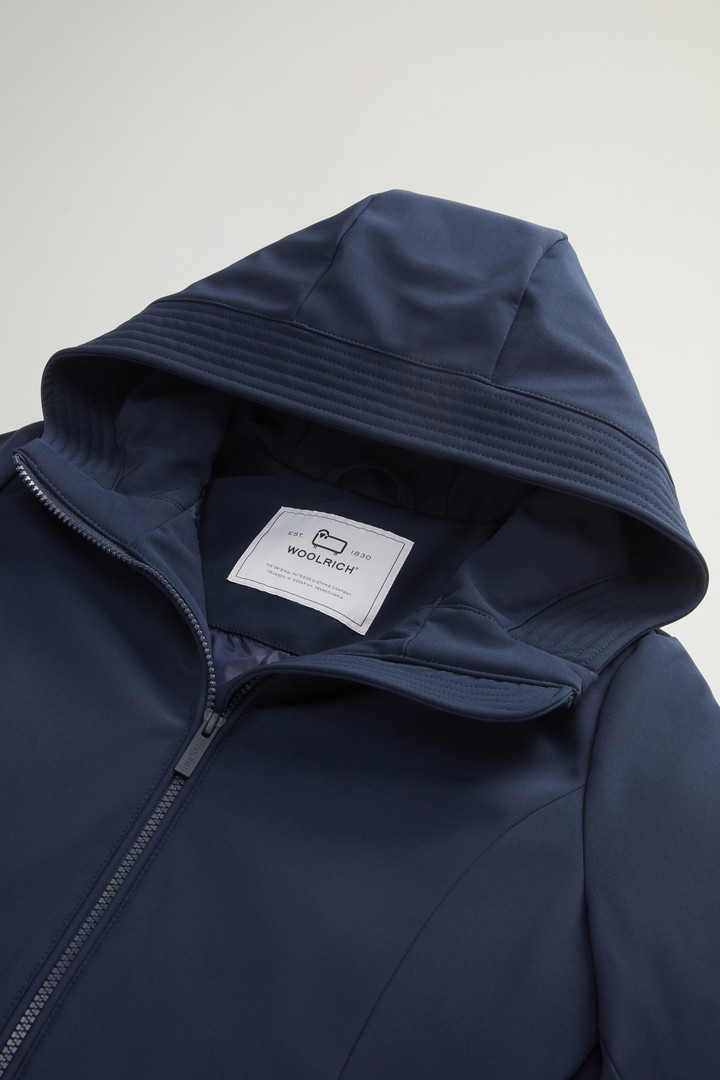 Firth Parka in Tech Softshell Blue photo 6 | Woolrich