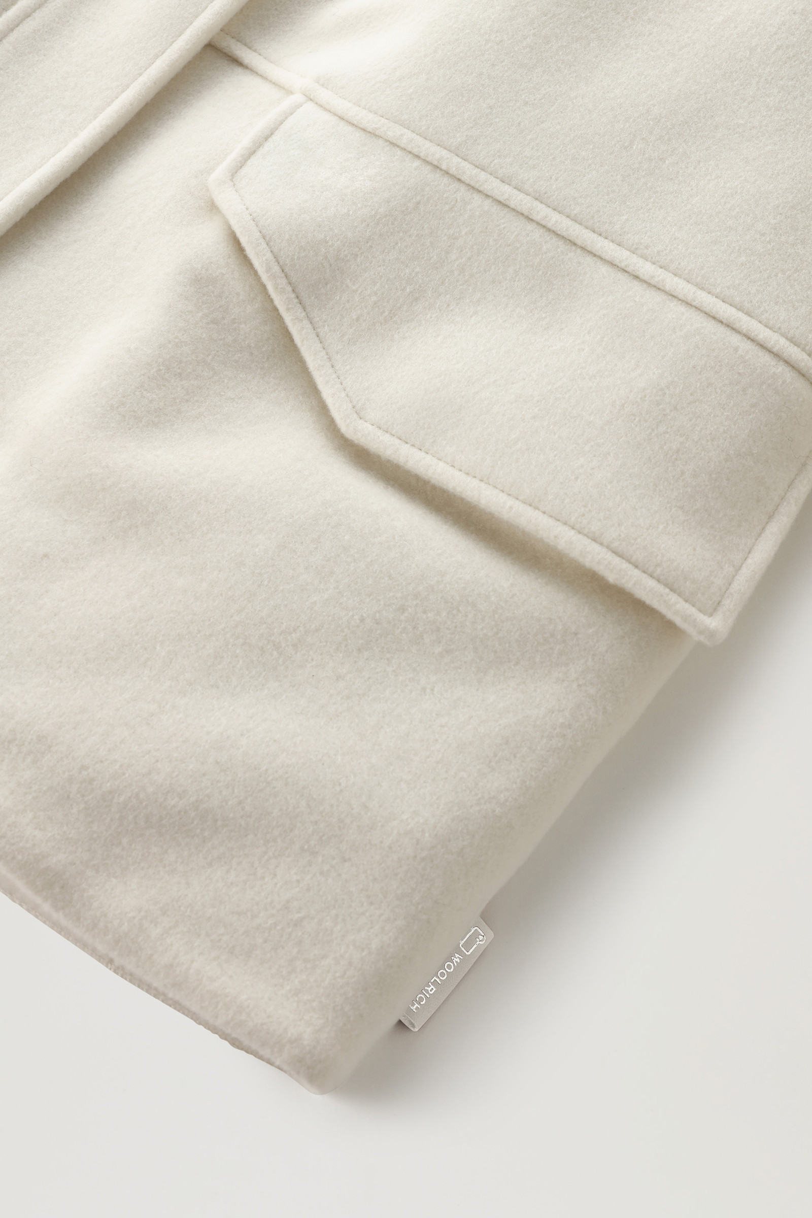 Kuna Jacket in Wool and Cashmere Blend White photo 8 | Woolrich