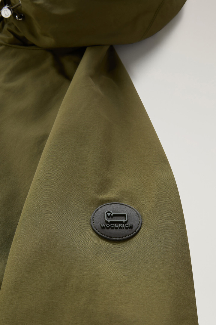 Giacca Cruiser in Ramar Cloth con cappuccio Verde photo 7 | Woolrich