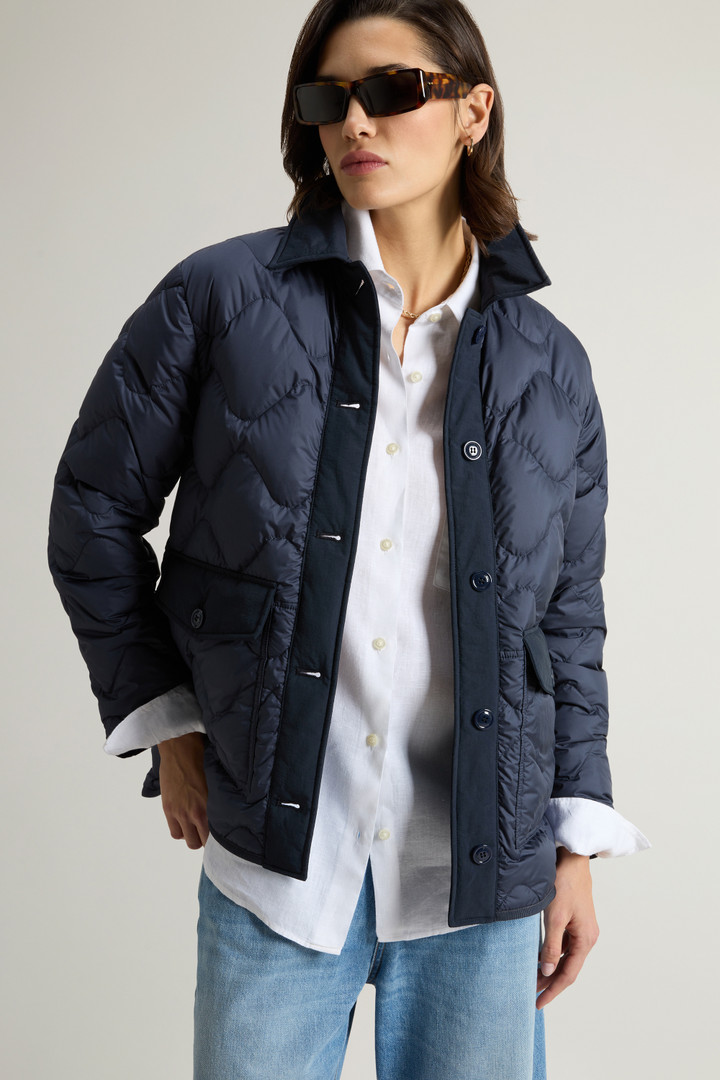 Microfiber Heritage Jacket Blue photo 4 | Woolrich