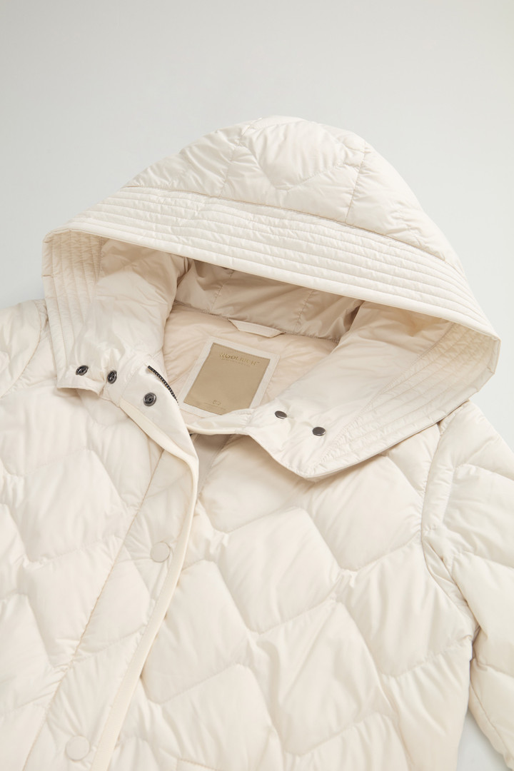 Heritage Parka in Microfiber with Hood and Visor White photo 6 | Woolrich